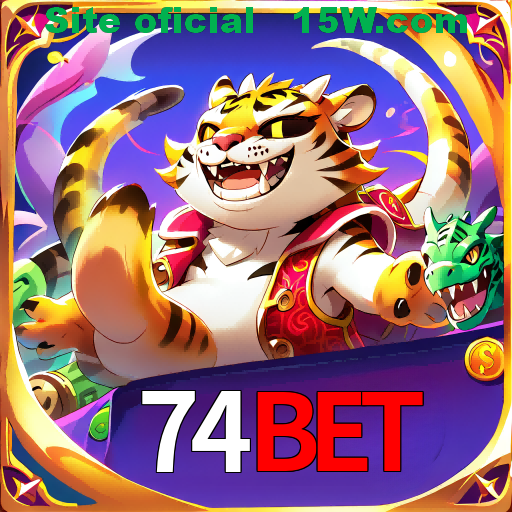 Imagem promocional da 74Bet mostrando a plataforma e suas vantagens